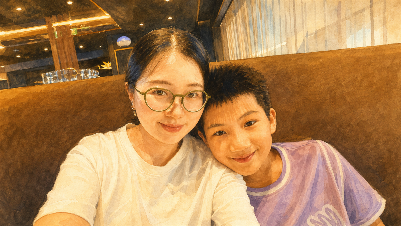靠在一起的寻常时光